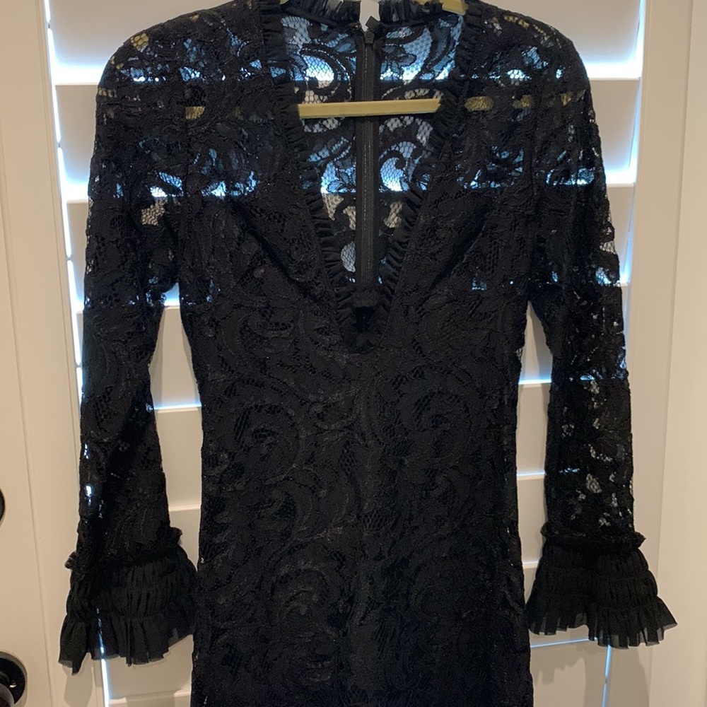 NWT Alexis Nuray - black lace dress - Picture 3 of 8